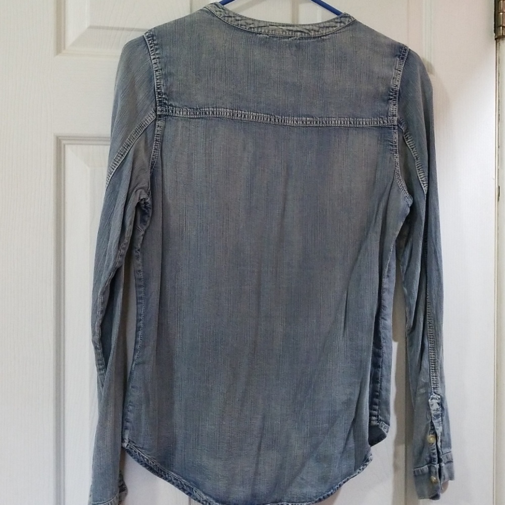 Jean button down tee - Picture 3 of 3